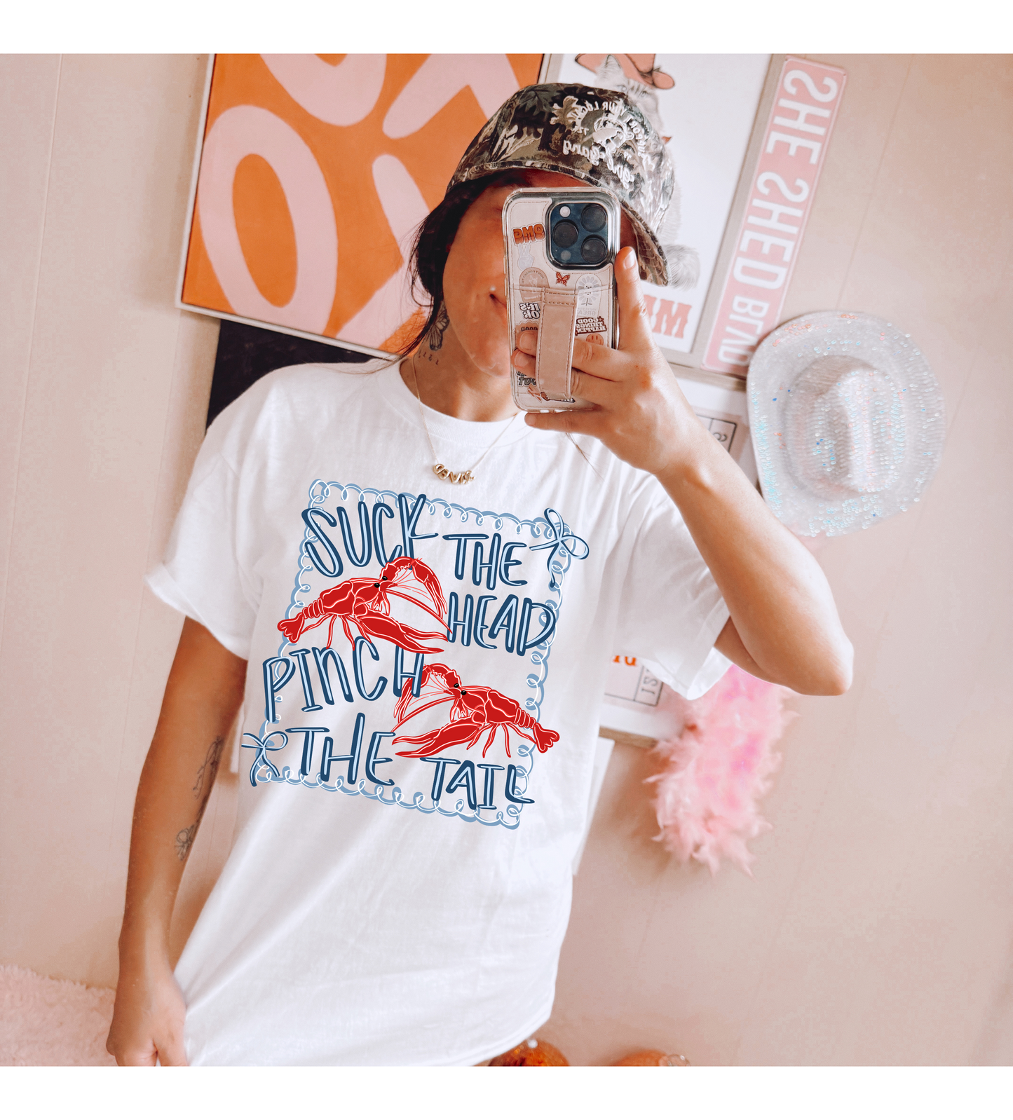 Suck the Head Pinch the Tail Tee/Sweatshirt