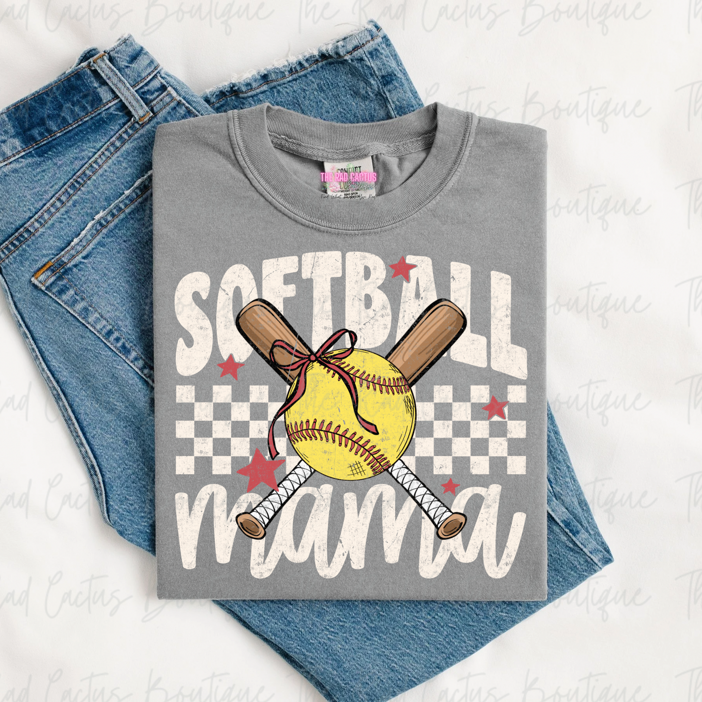 Softball Mama Graphic Tee or Crewneck Sweatshirt
