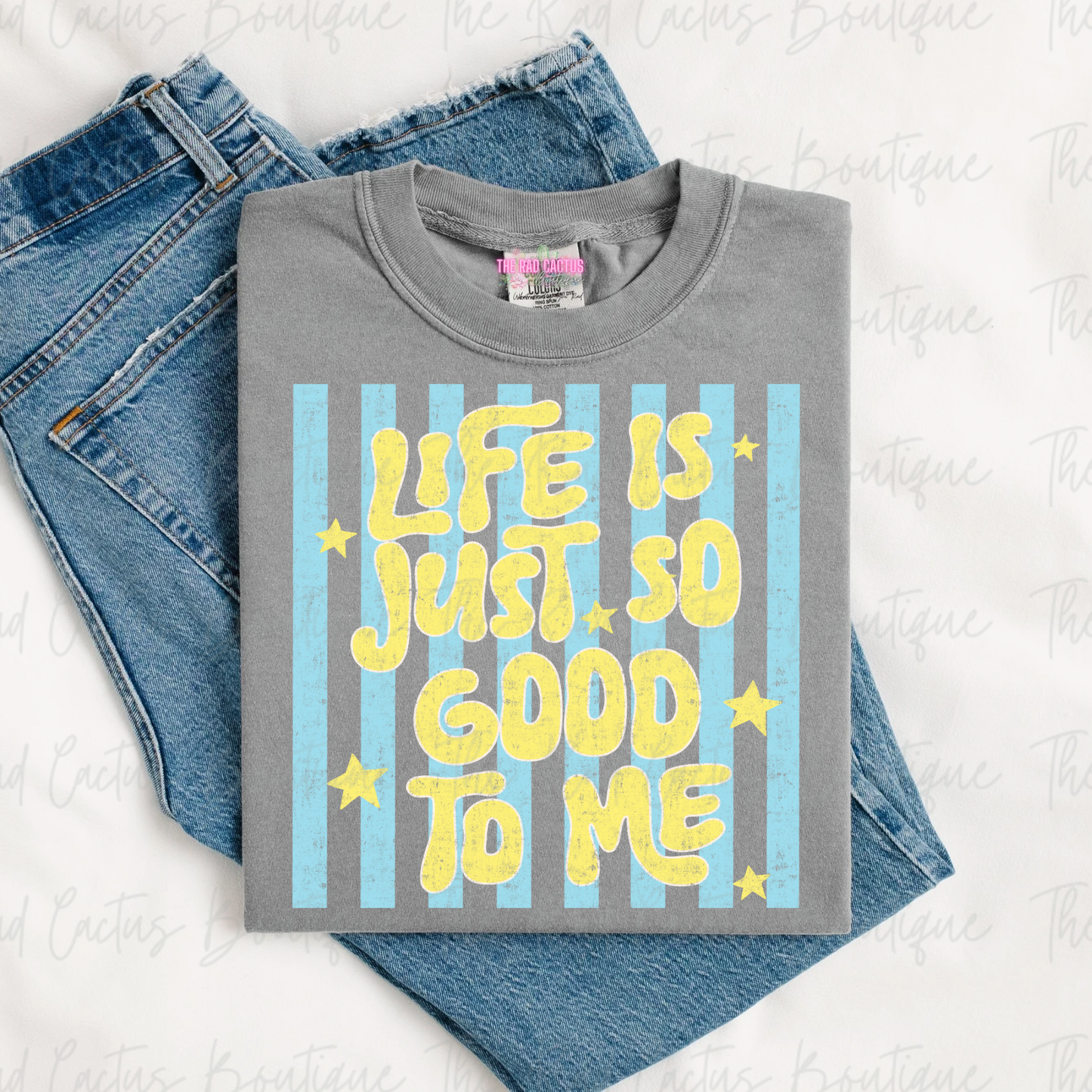 Life Is Just So Good To Me Retro Graphic Tee or Crewneck Sweatshirt