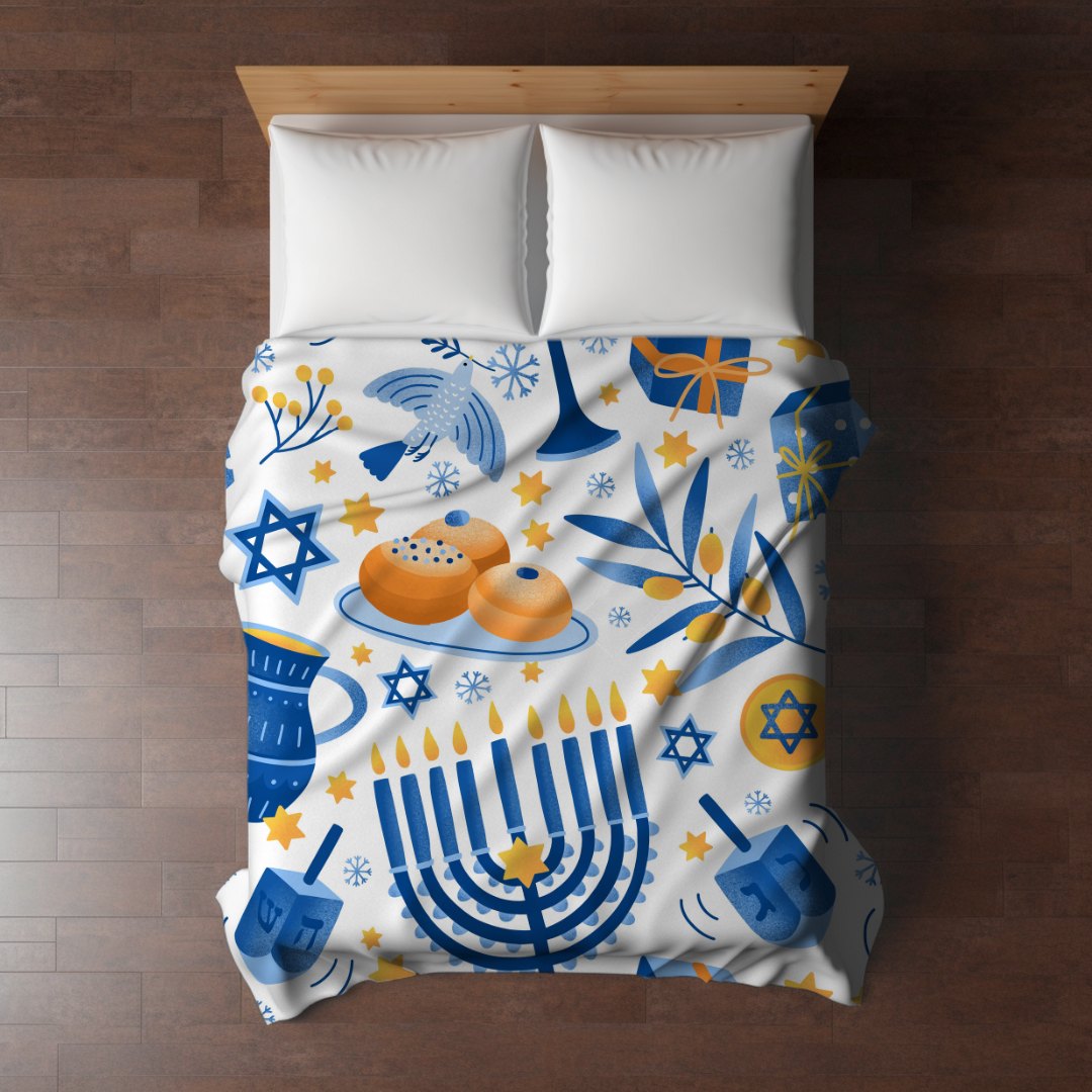 Blanket - Hanukkah Holiday - PREORDER ENDS 10/10