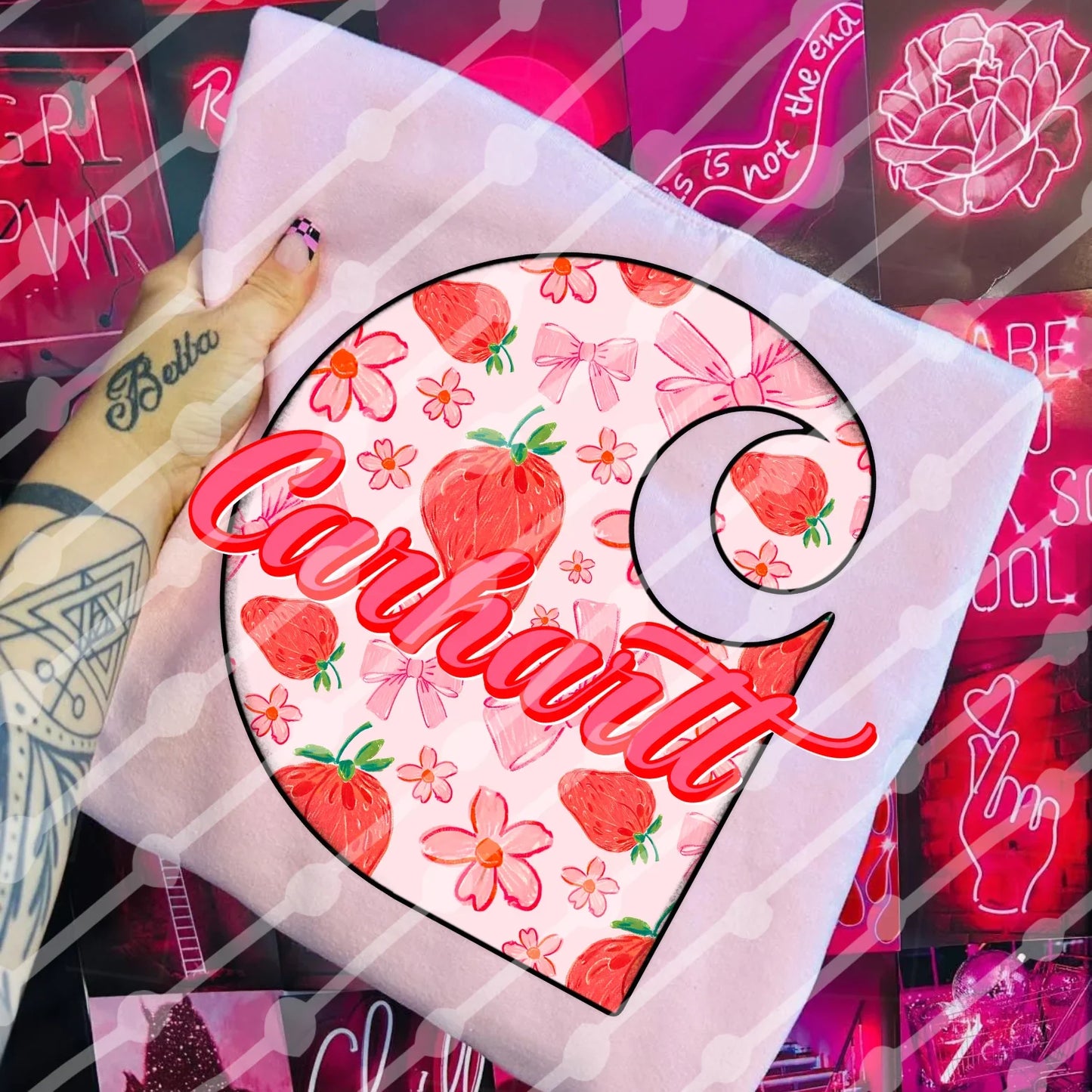 Strawberry CH Tee/Sweatshirt
