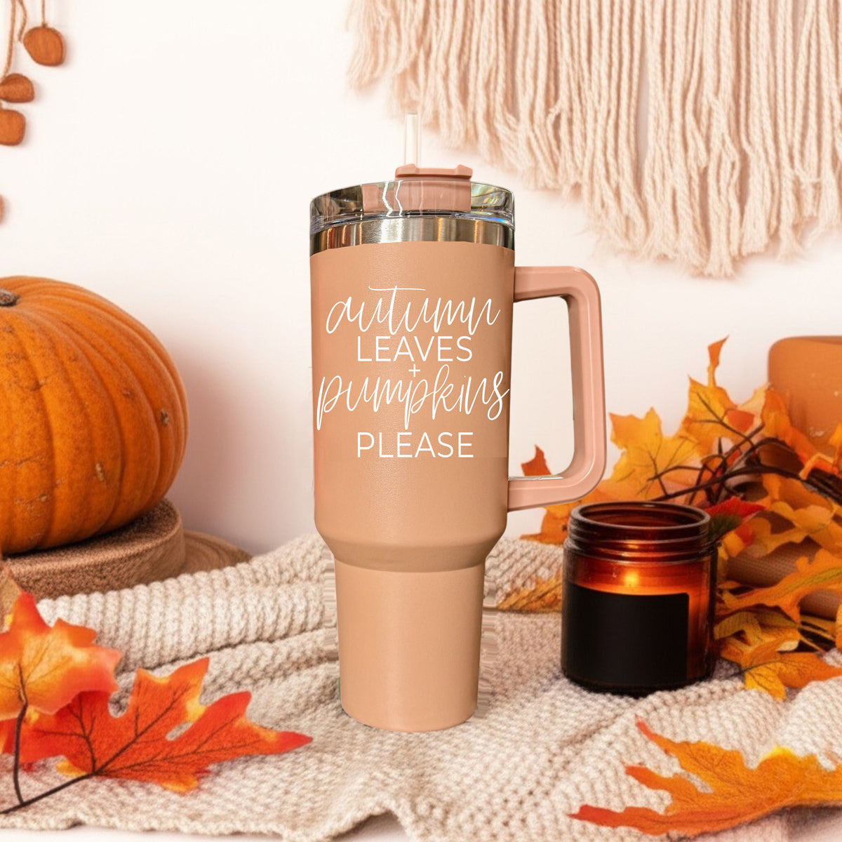 Autumn Leaves Tumbler