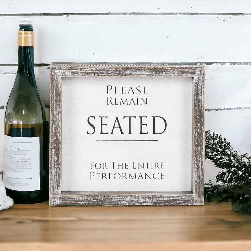 Bathroom or Aisle Sign