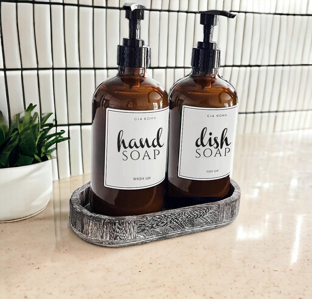 Rustic Wood Dispenser Holder