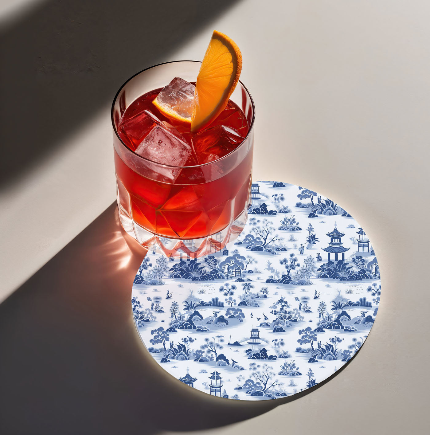 Chinoiserie Ceramic Coasters