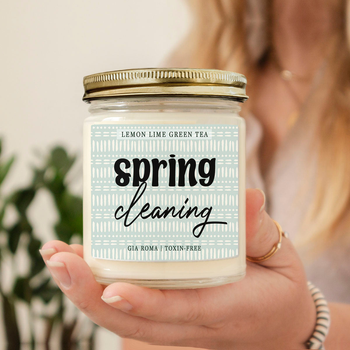 Lemon Lime Green Tea Candle