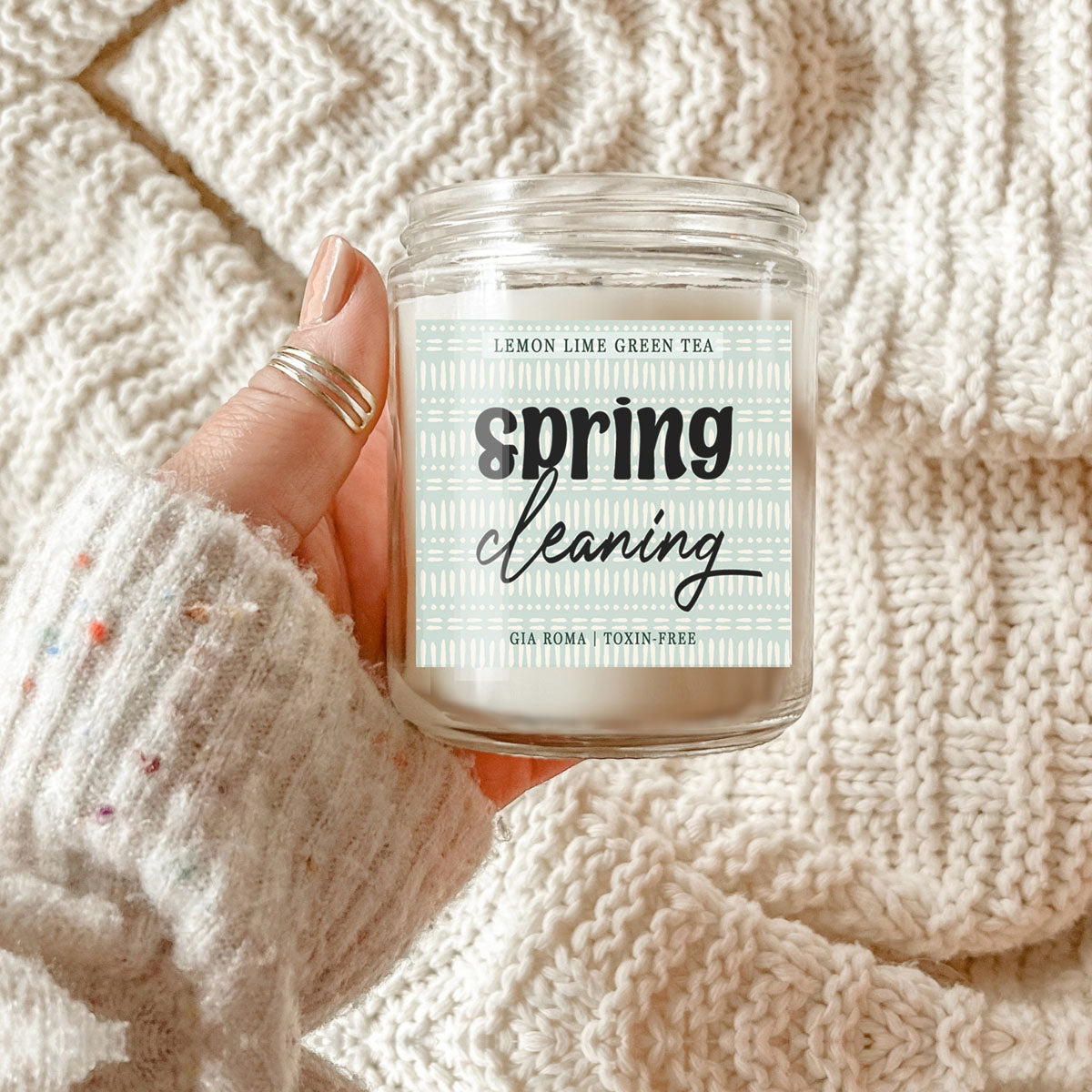 Lemon Lime Green Tea Candle