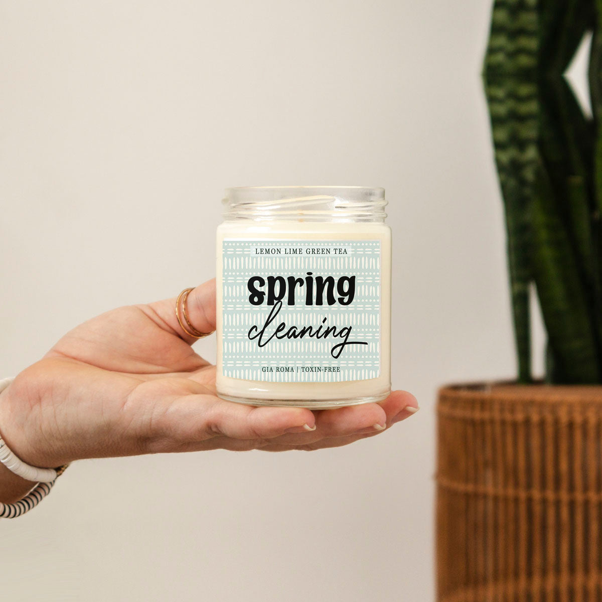 Lemon Lime Green Tea Candle