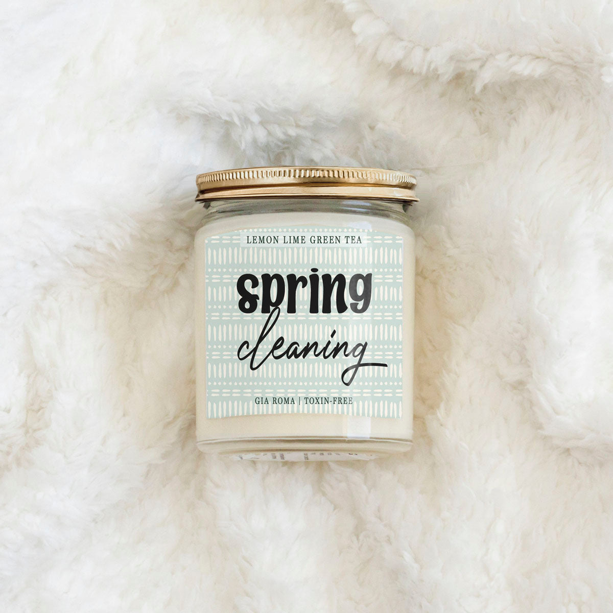 Lemon Lime Green Tea Candle