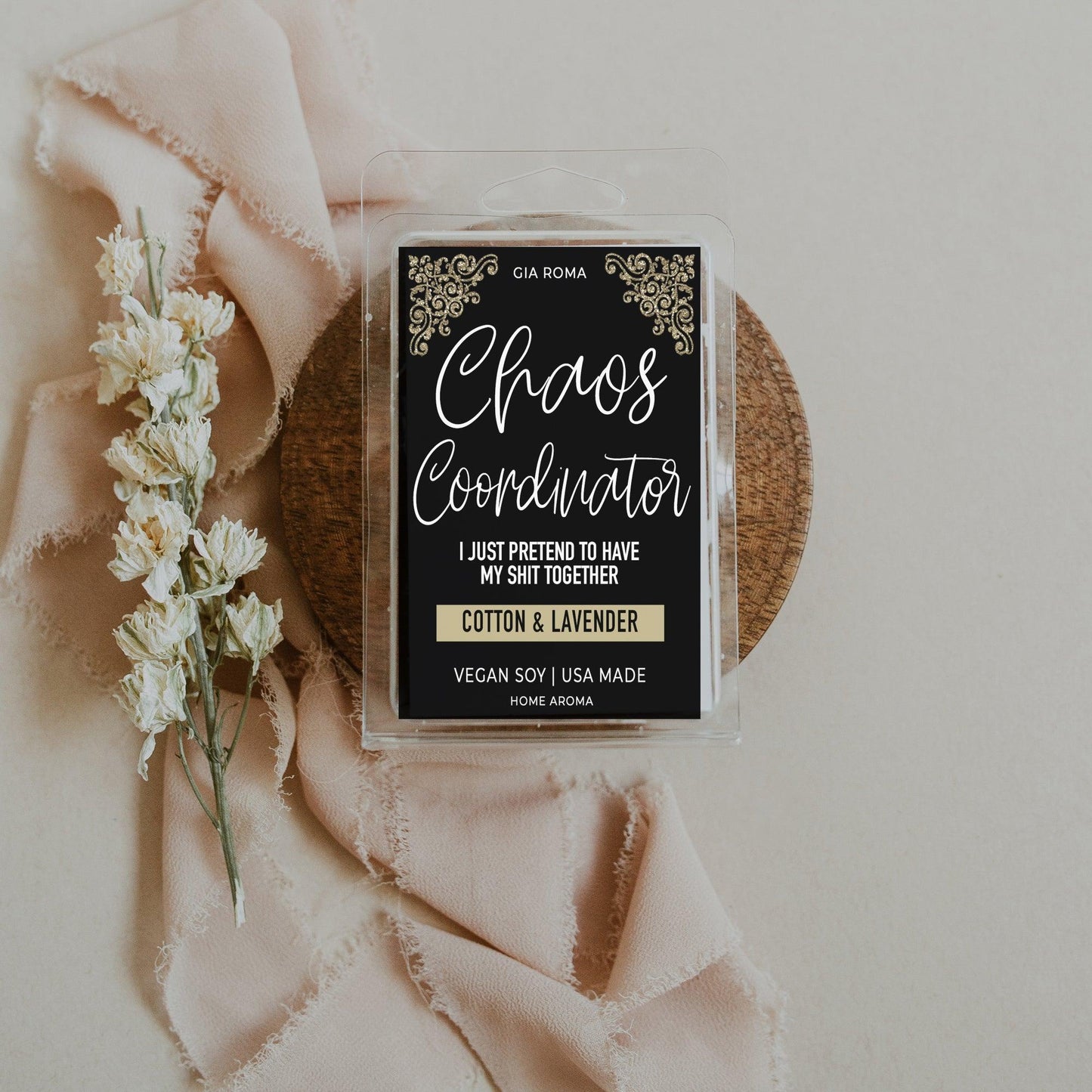 Funny Mom and Boss Gifts - Cotton Lavender Blossom Wax Melts Soy
