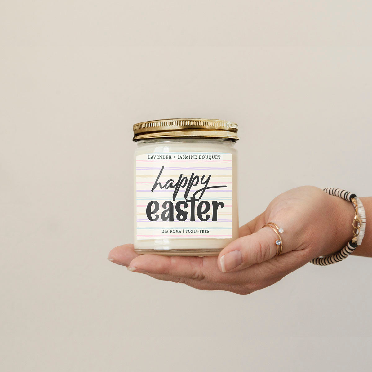 Lavender + Jasmine Bouquet Candle