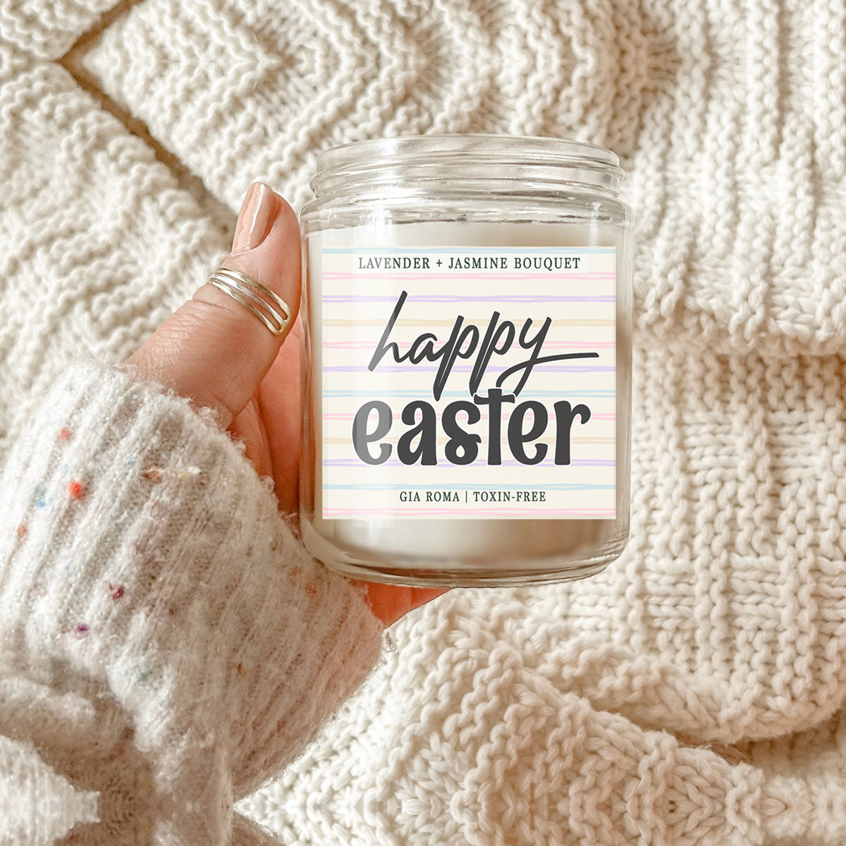 Lavender + Jasmine Bouquet Candle