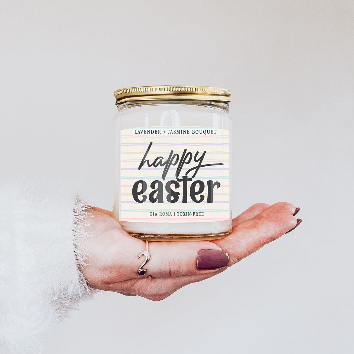 Lavender + Jasmine Bouquet Candle