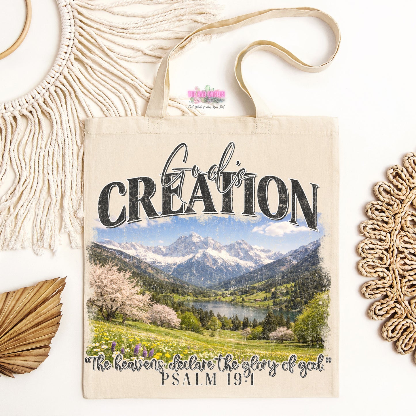 God's Creation Tote Bag