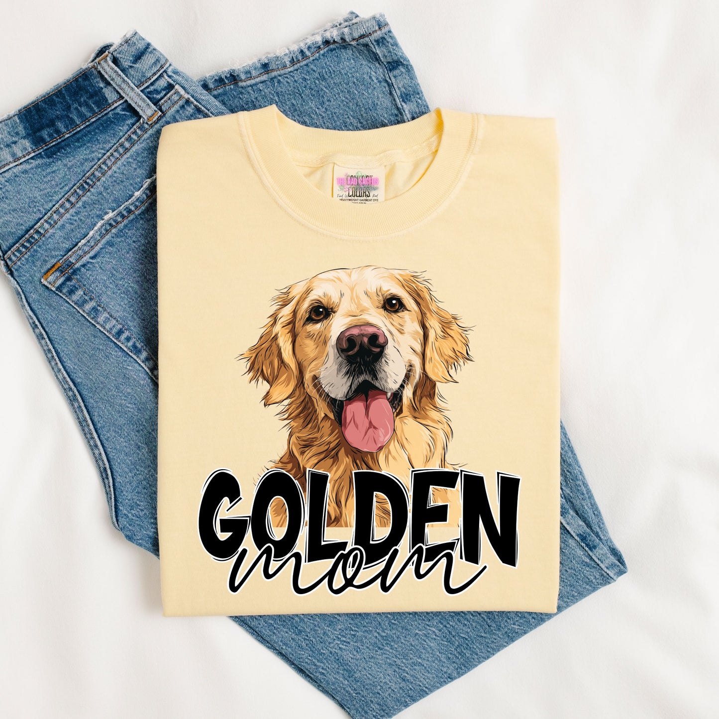 Golden Mom Graphic Tee or Crewneck Sweatshirt