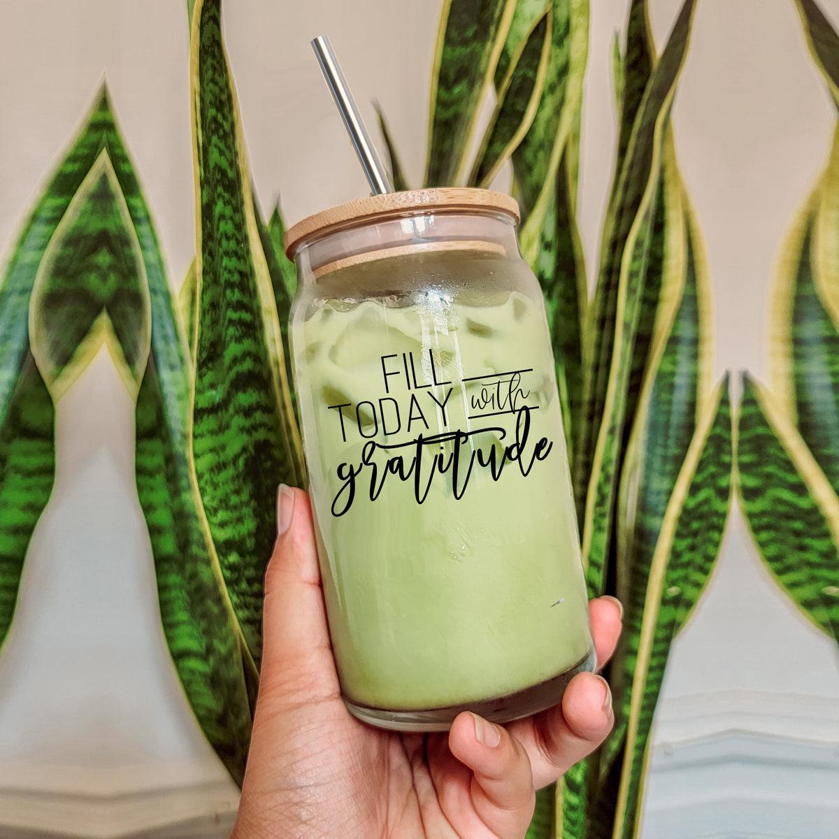 Gratitude Glass Cup