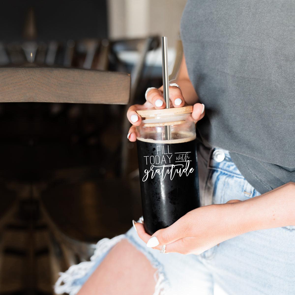 Gratitude Glass Cup