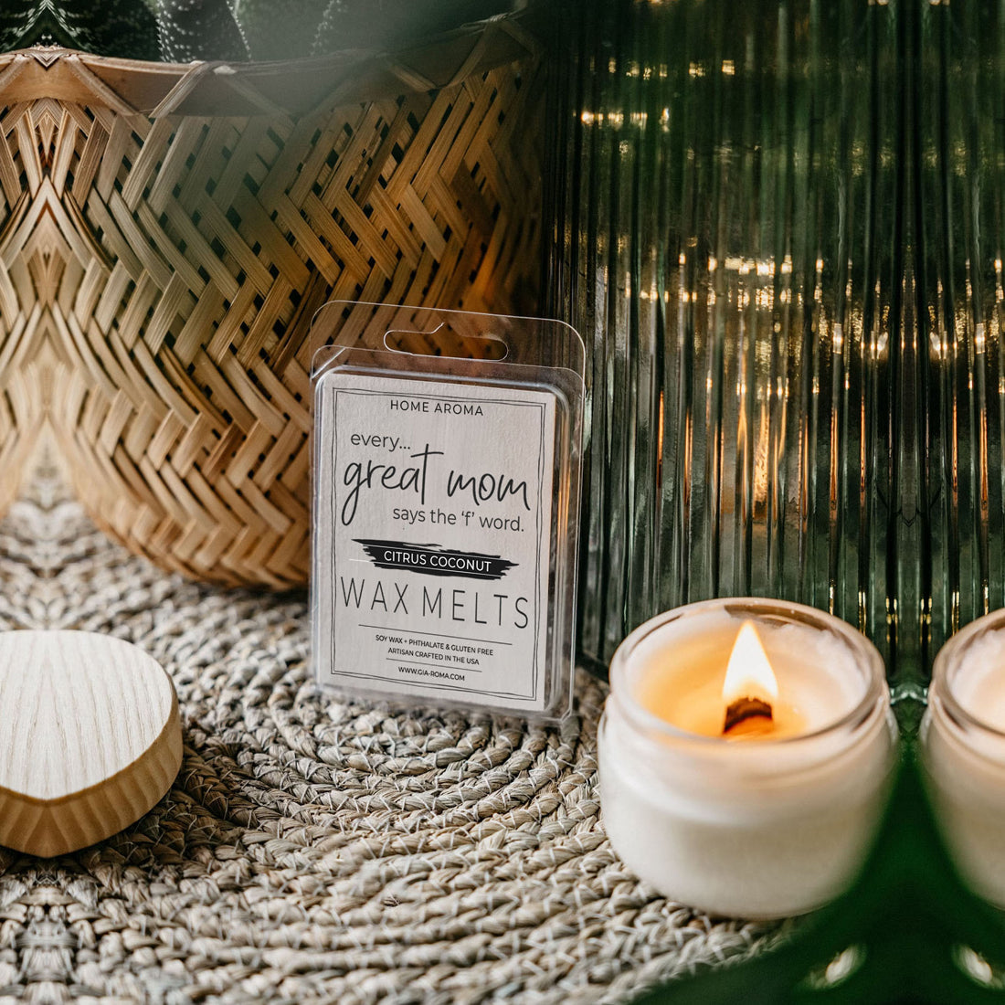 Citrus Coconut Sandalwood Wax Melt