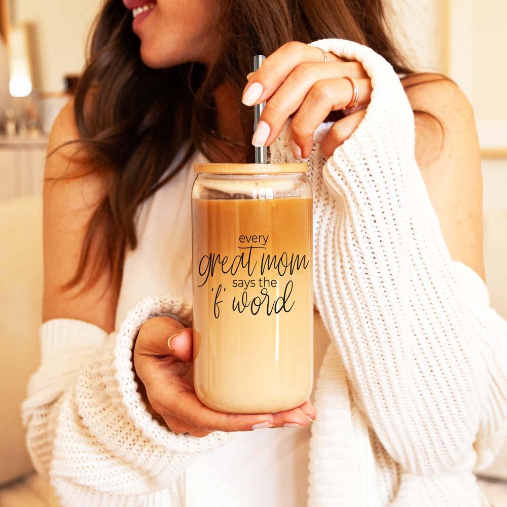 Every Great Mom Glass Cup