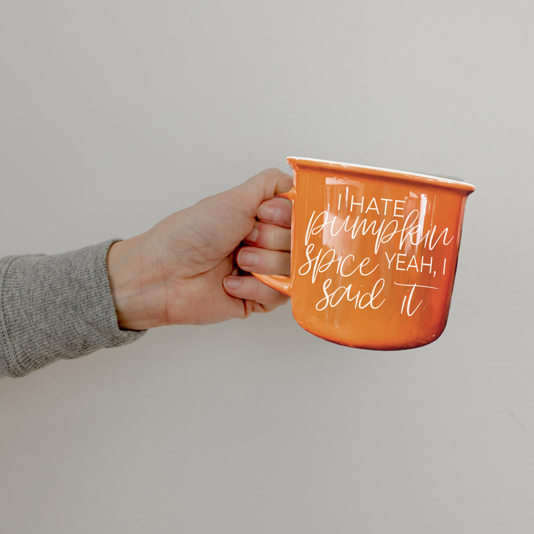 Coffee Rebel Gift Mug Orange Ceramic
Specialty Coffee Fan Cup Orange Design
Popular Fall Coffee Mug Funny Quote
