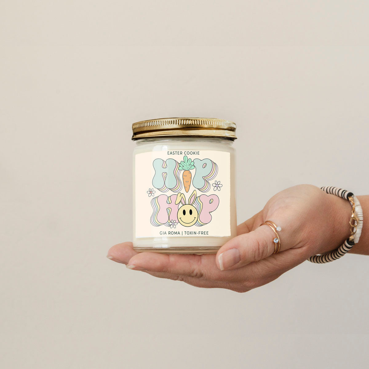 Easter Cookie Candle