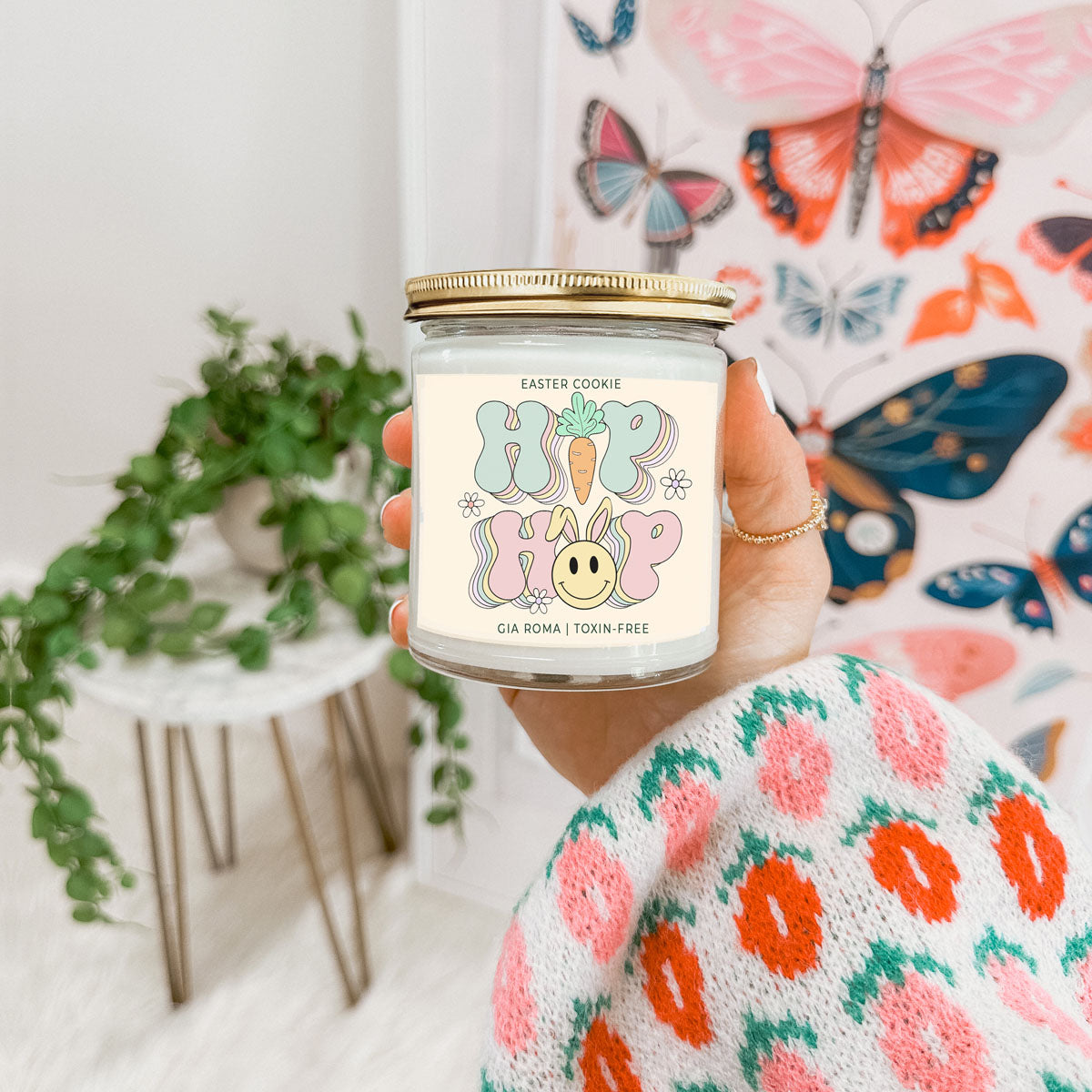 Easter Cookie Candle