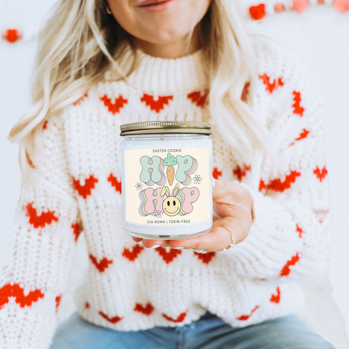 Easter Cookie Candle