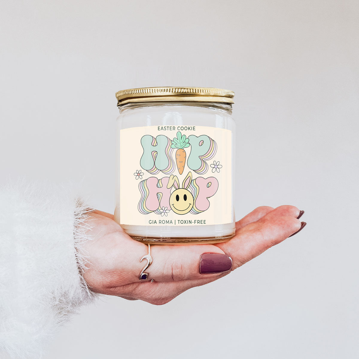 Easter Cookie Candle