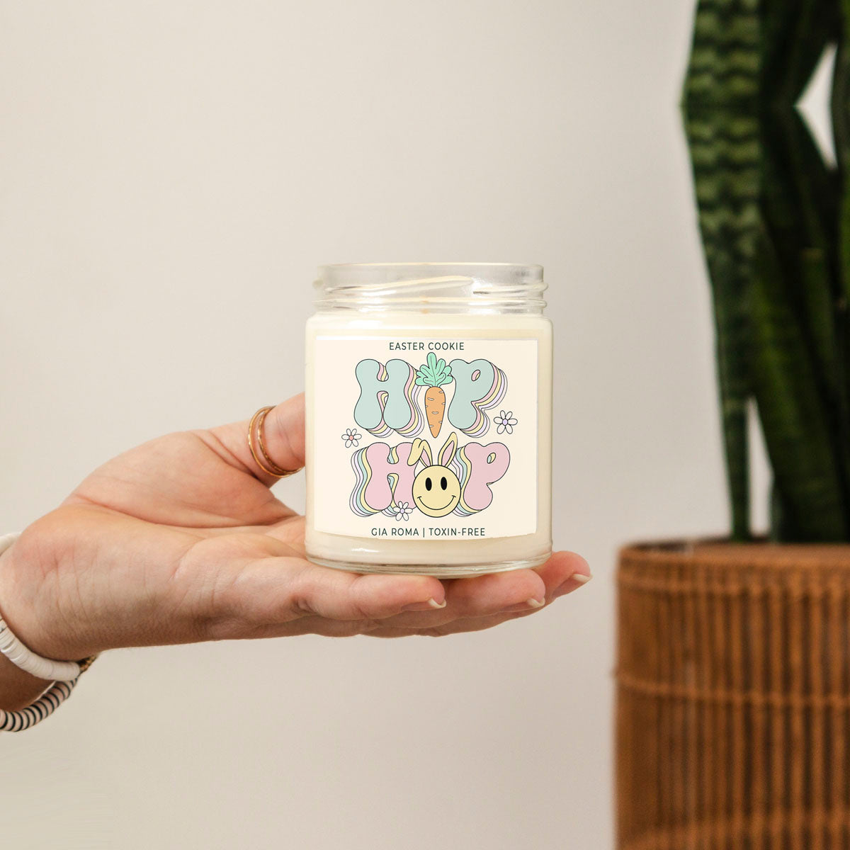Easter Cookie Candle