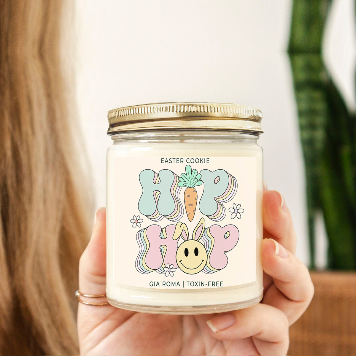 Easter Cookie Candle
