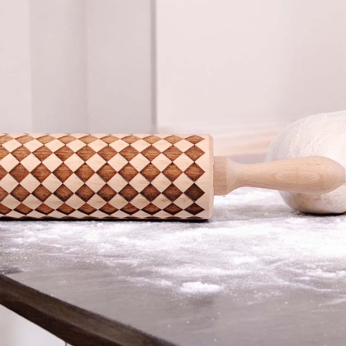 Courtly Check Rolling Pin Embossed.
Courtly Check Kitchen Gifts for Christmas