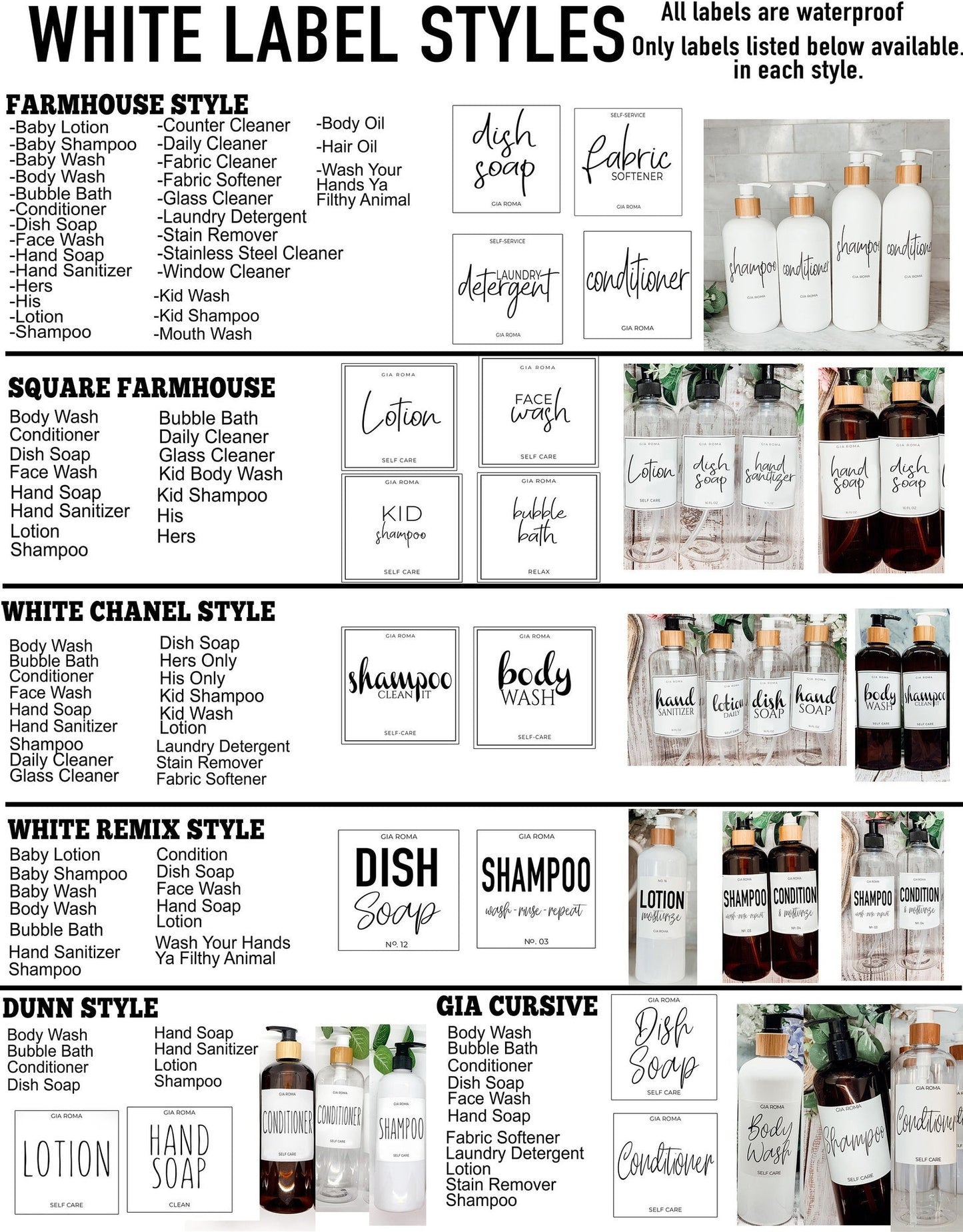 32oz Glass Clear Dispenser Bottles