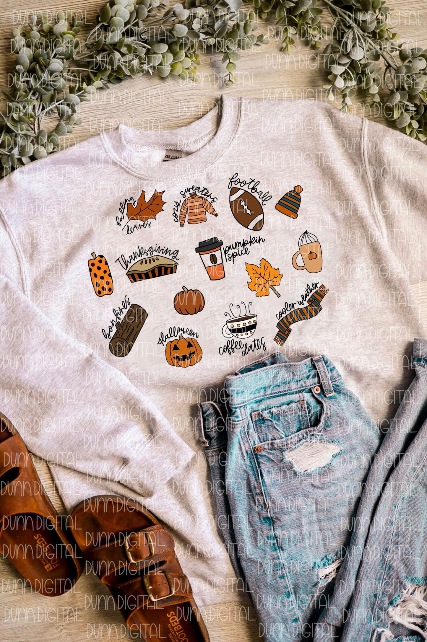 All The Fall Details Tee/Sweatshirt