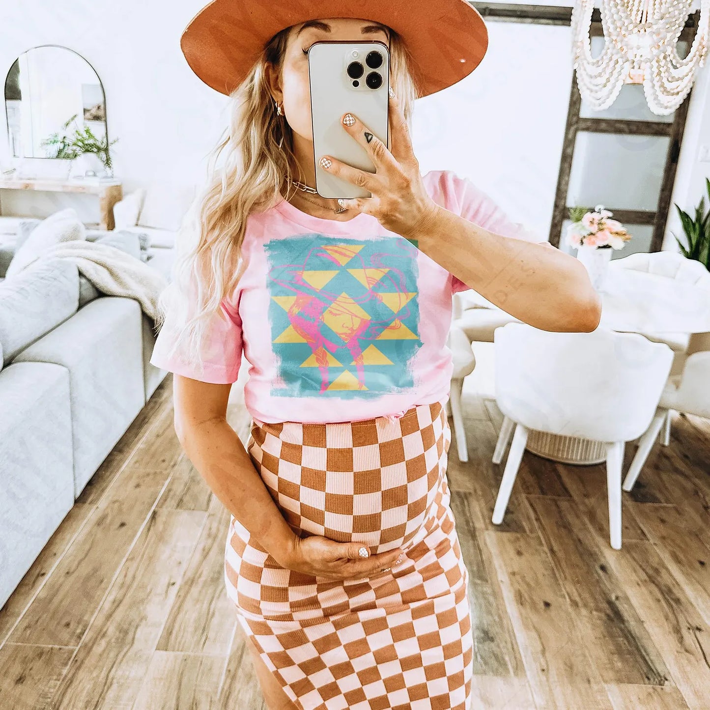 Neon Cowgirl Tee/Sweatshirt