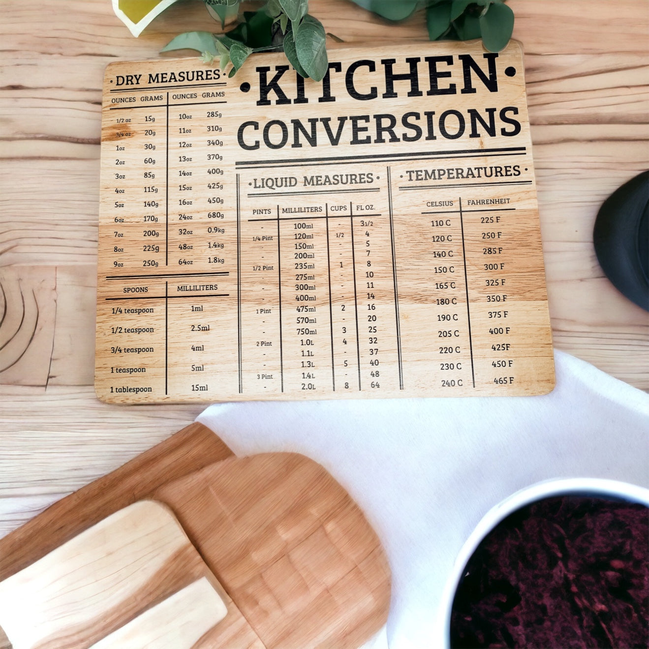 Bamboo Conversions Board | 12.75x10"