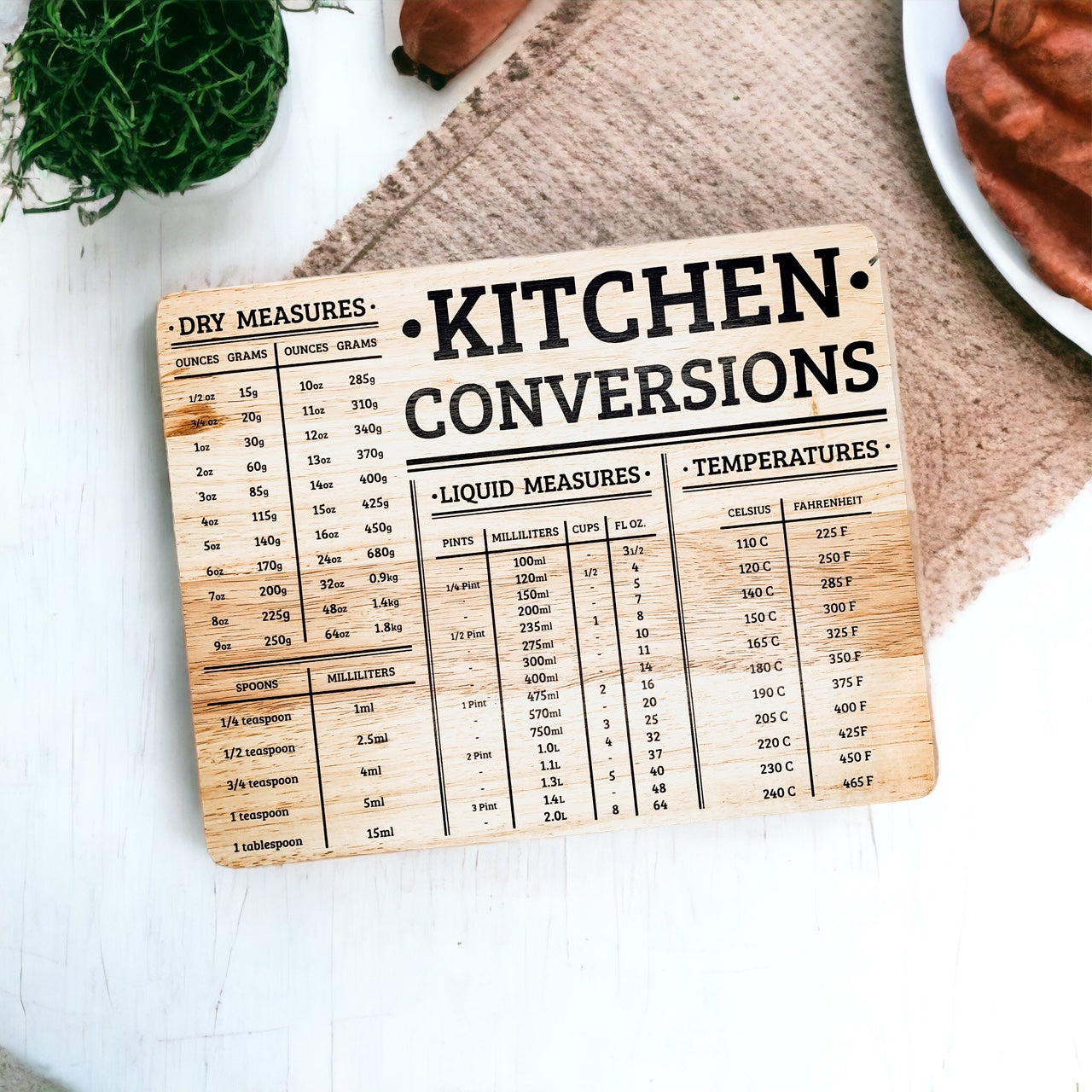 Bamboo Conversions Board | 12.75x10"