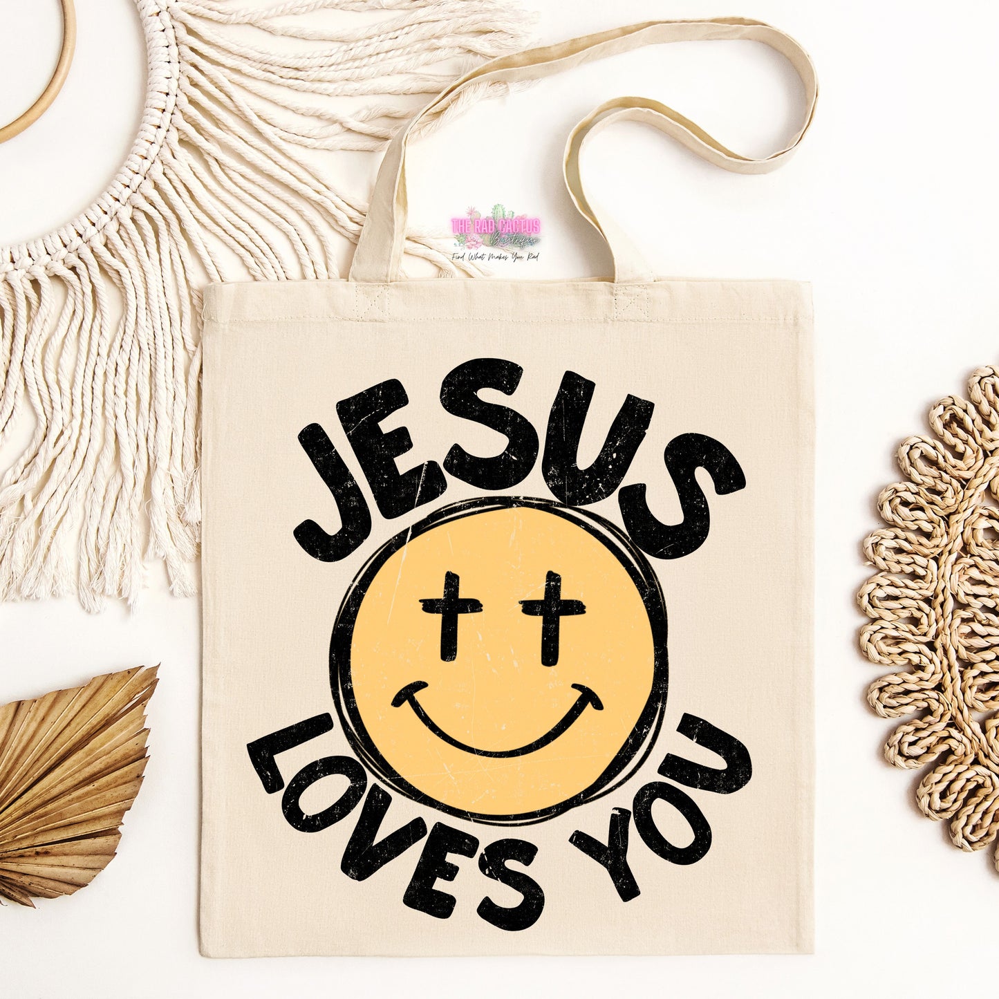 Jesus Loves You Tote Bag