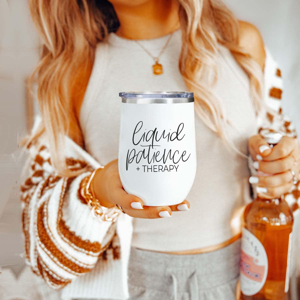 Liquid Patience Wine Tumbler