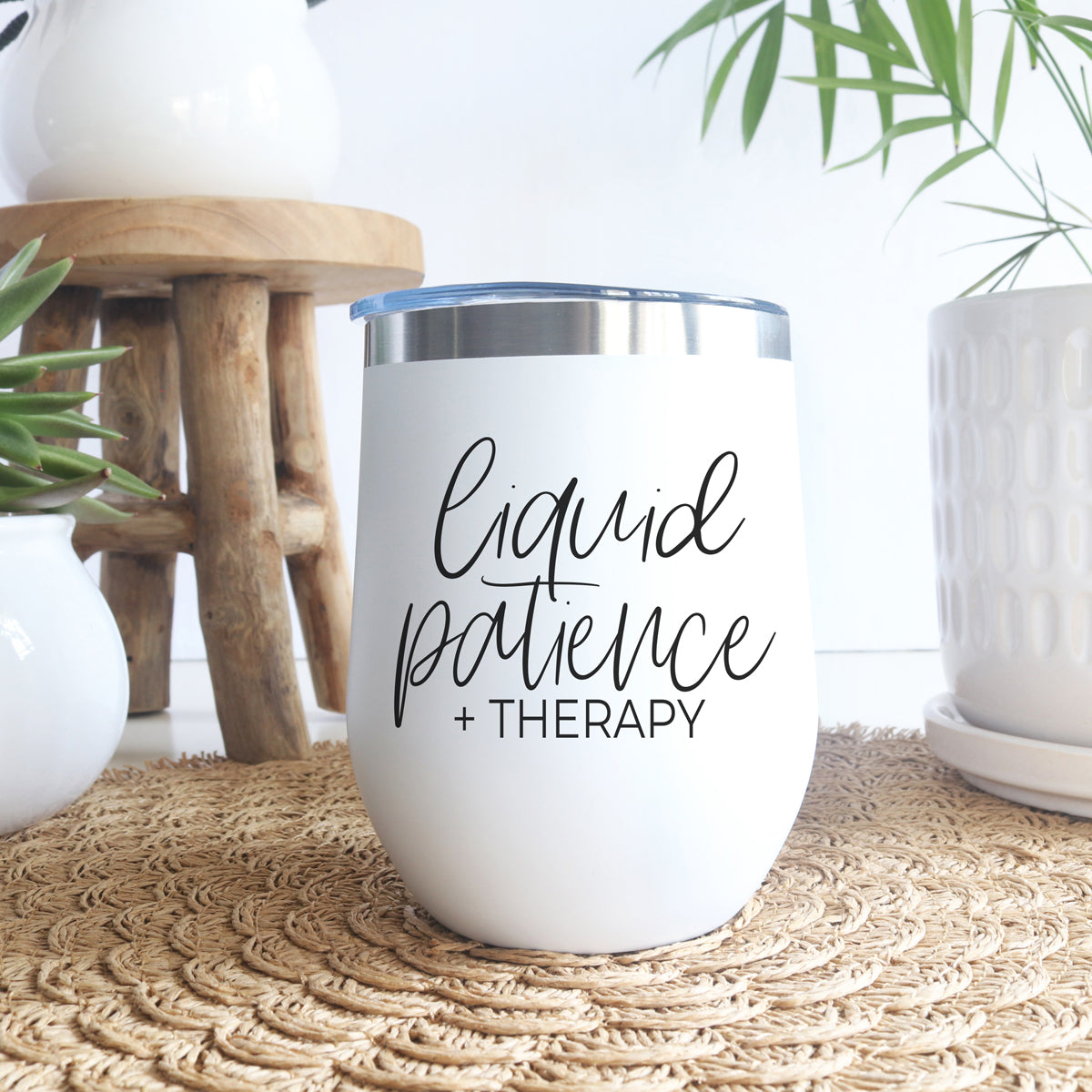 Liquid Patience Wine Tumbler