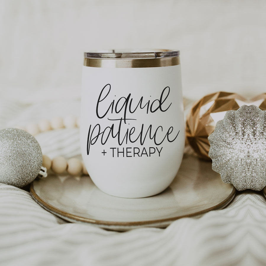 Liquid Patience Wine Tumbler