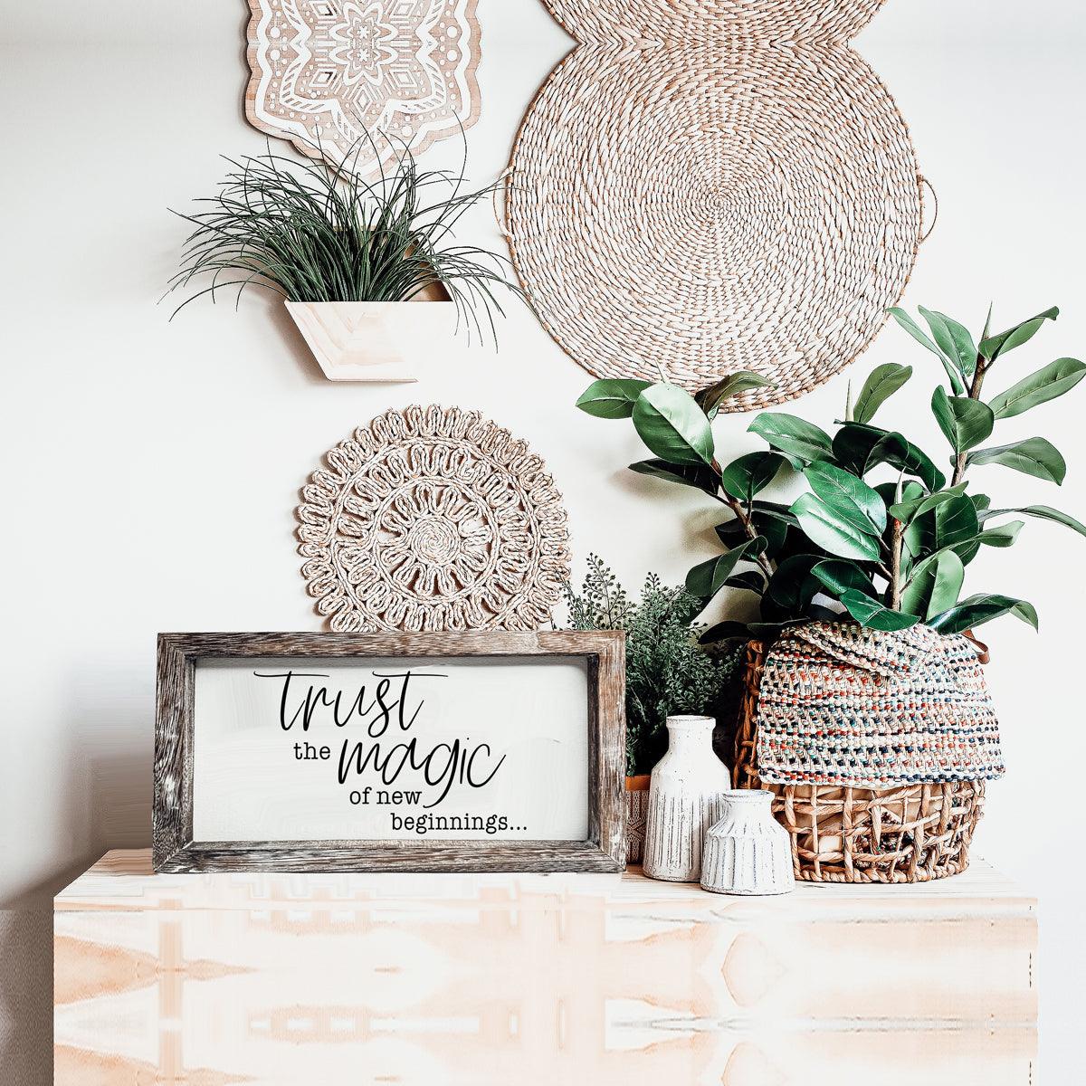 Boho Chic Inspirational Home Decor Signs