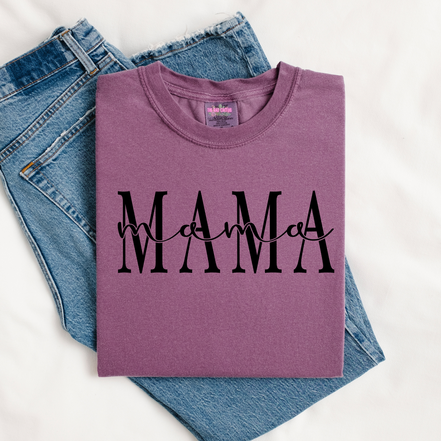 Mama Script Graphic Tee or Crewneck Sweatshirt