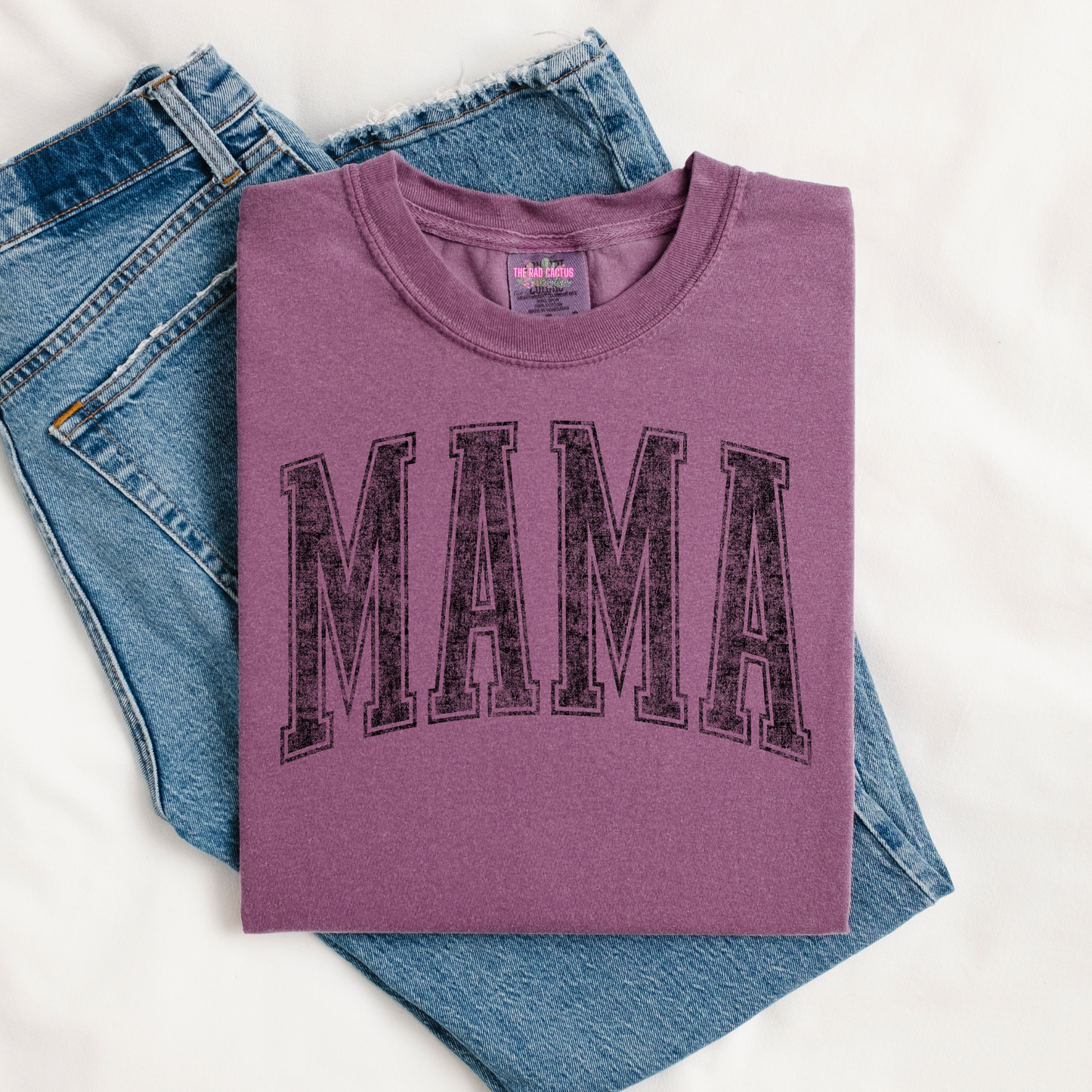 Mama Varsity Graphic Tee or Crewneck Sweatshirt