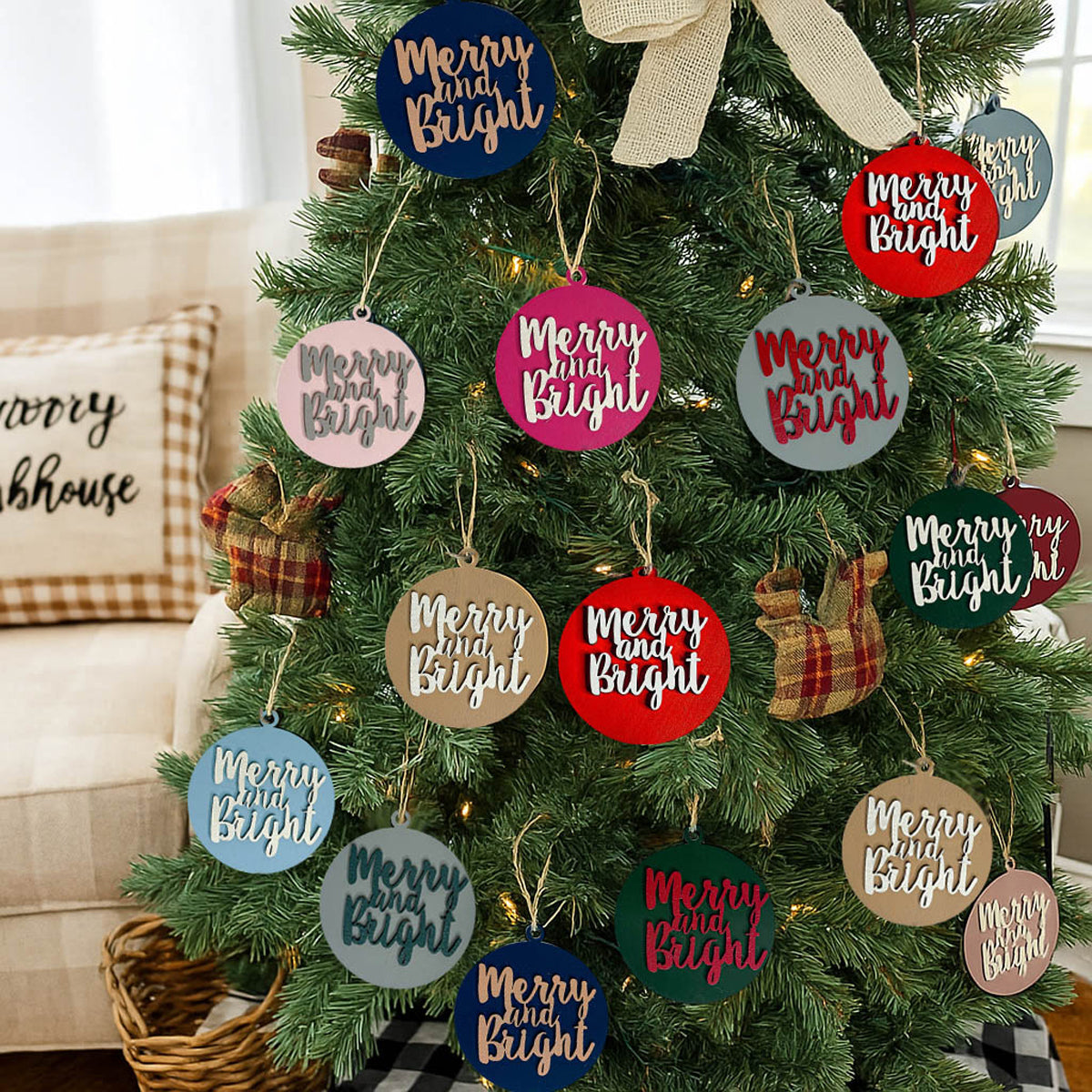Merry & Bright Ornament 12 Colors
