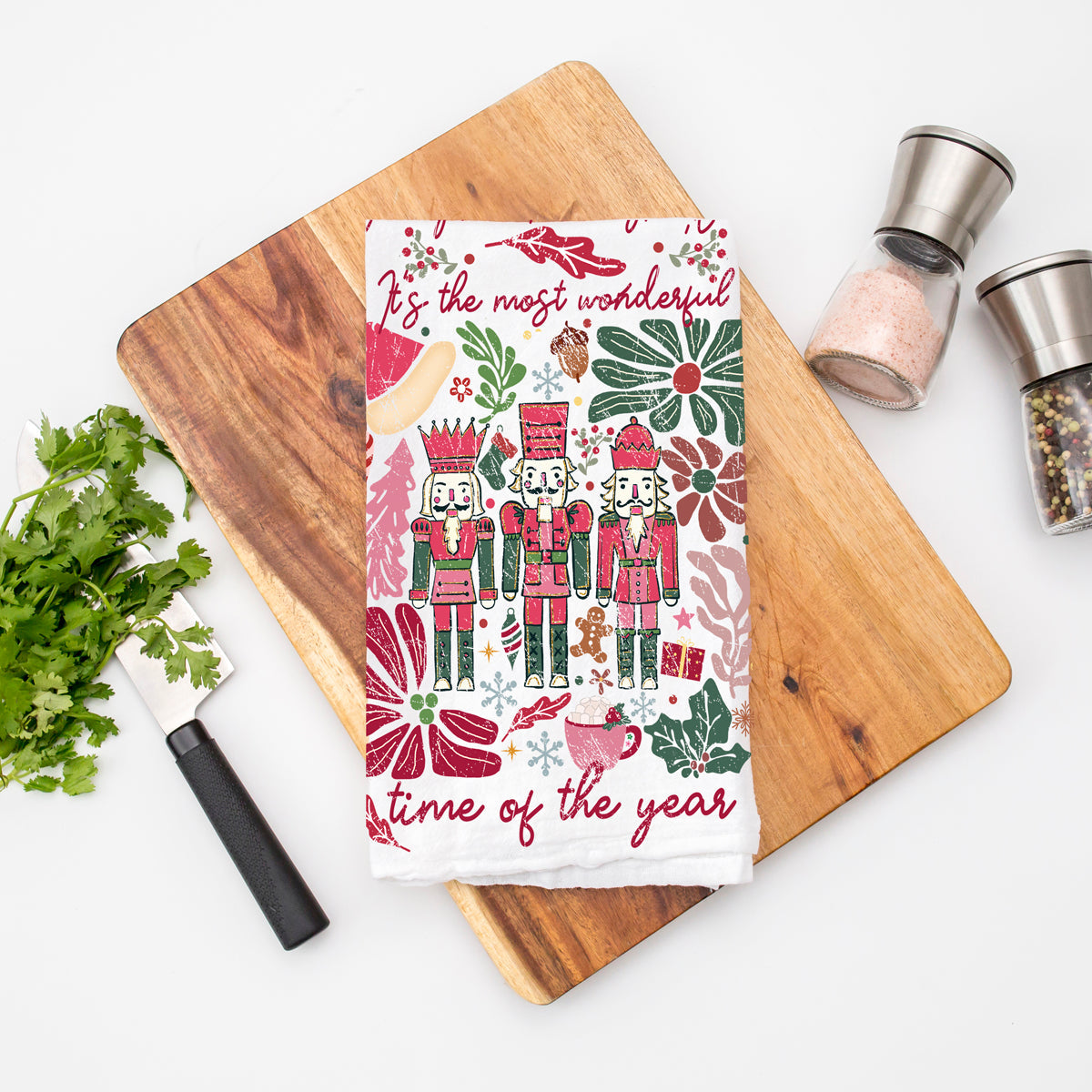 Boho Christmas kitchen towel design
Floral Christmas kitchen towel nutcracker
Boho holiday kitchen towel pattern
Modern boho nutcracker kitchen towel
Nutcracker kitchen accessories Christmas