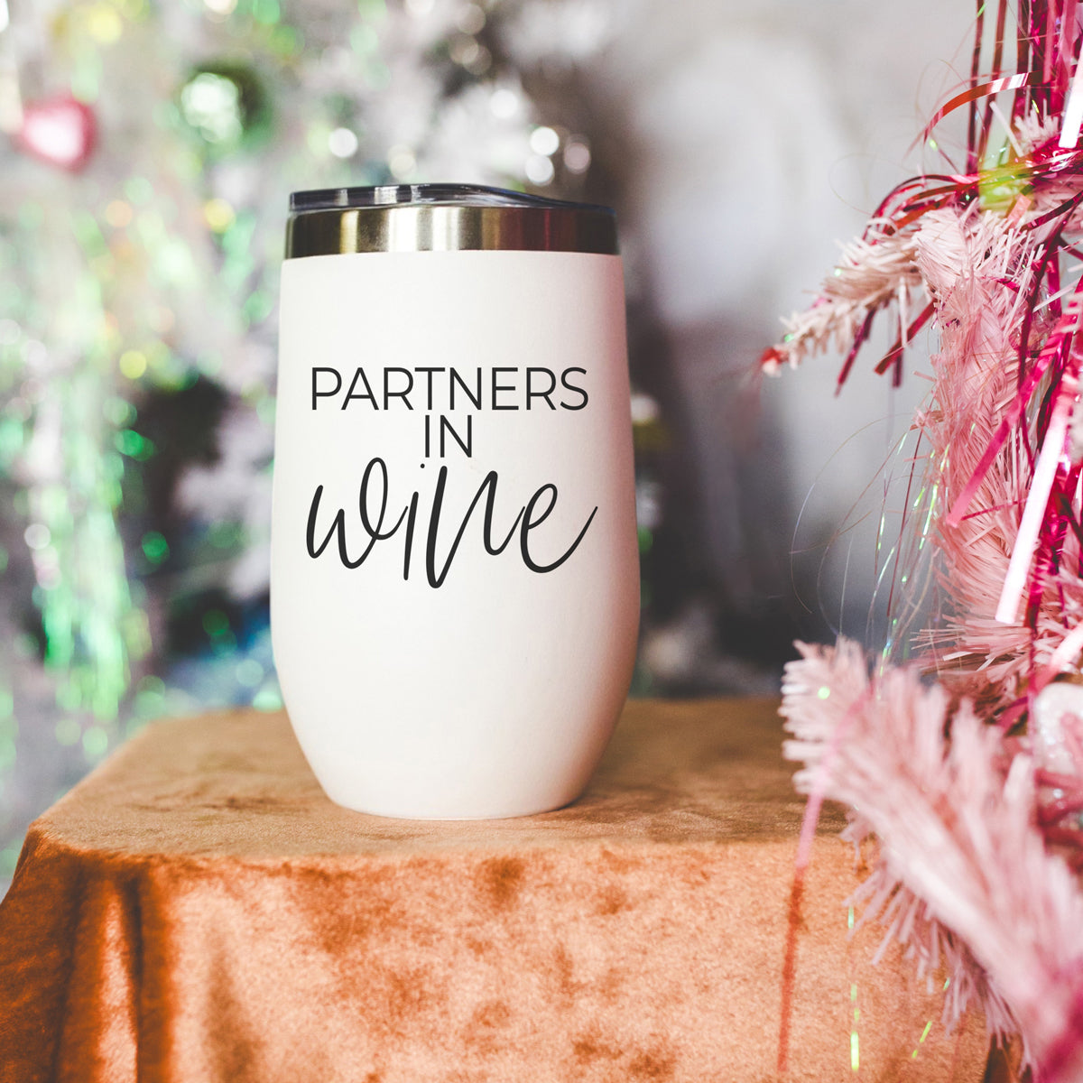 Funny partners wine cup
Friend wine tumbler collection
Partners in wine humor
Friendship wine drinkware