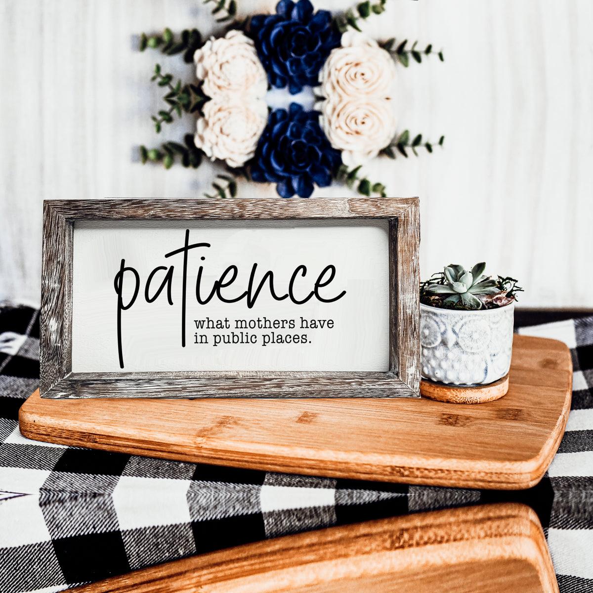 Farmhouse wooden decor signs for mom