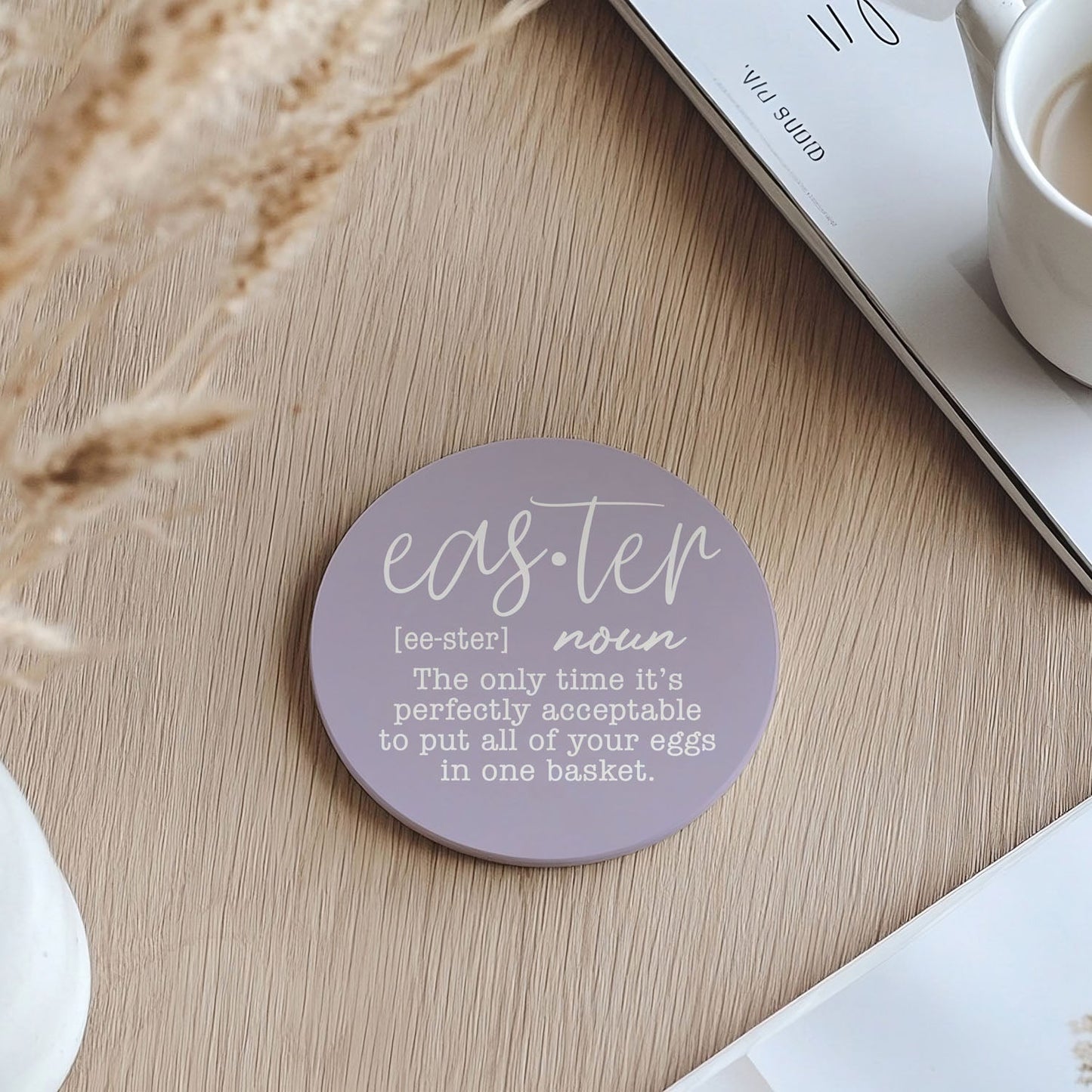 easter gift
funny easter decor
spring table setting
bunny home decor
easter entertaining
pastel home accent
easter hostess gift
spring party decor
easter pun decor