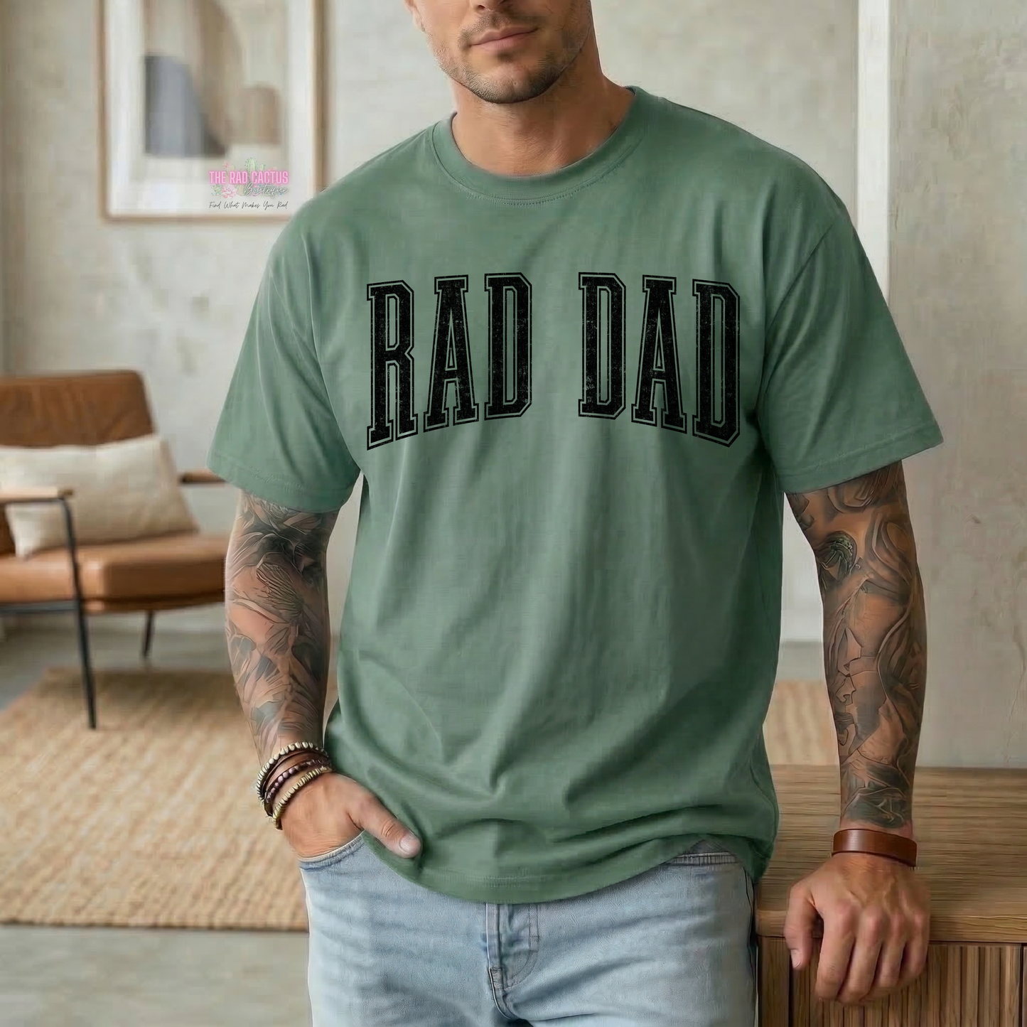 Rad Dad Graphic Tee or Crewneck Sweatshirt