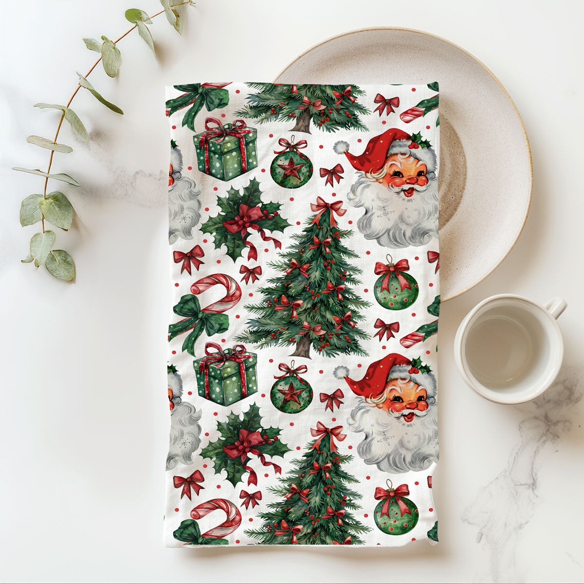 Vintage Santa Towels
